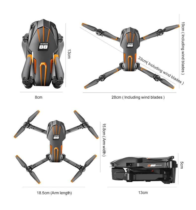 Xiaomi D88 8K HD drone