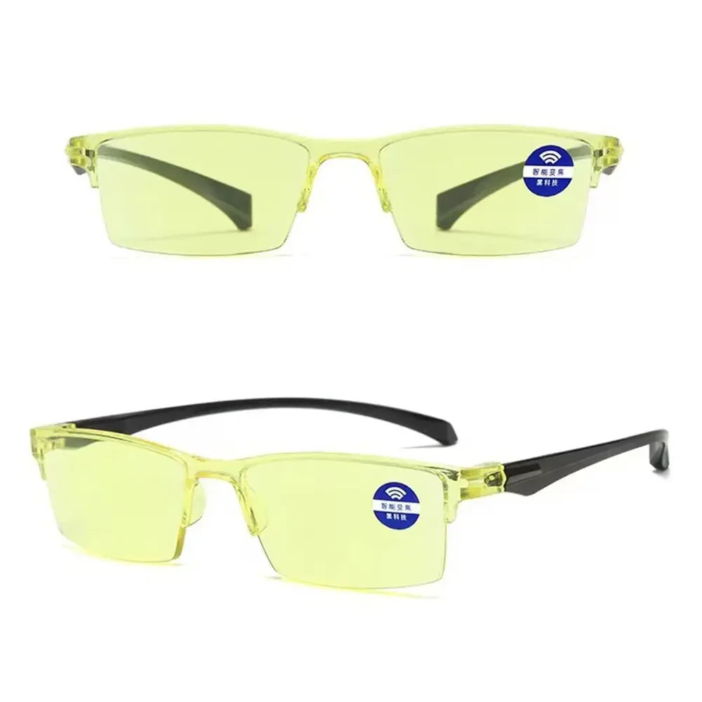 Smart automatic zoom reading glasses