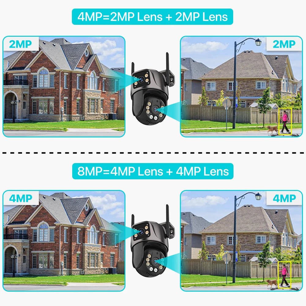 4K 8MP HD Wi-Fi PTZ Camera