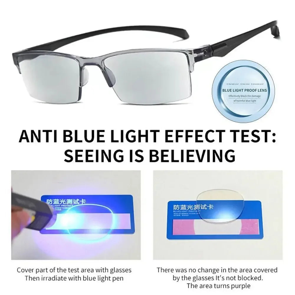 Smart automatic zoom reading glasses