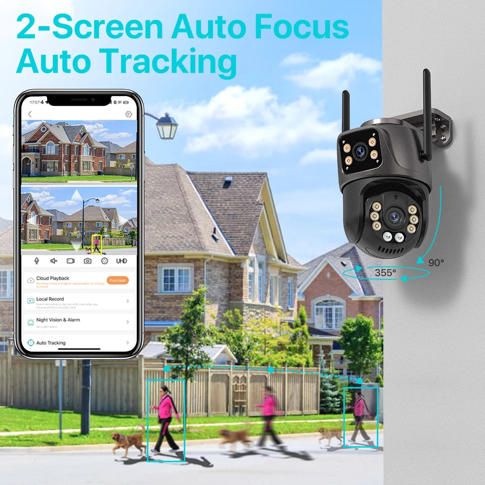 4K 8MP HD Wi-Fi PTZ Camera