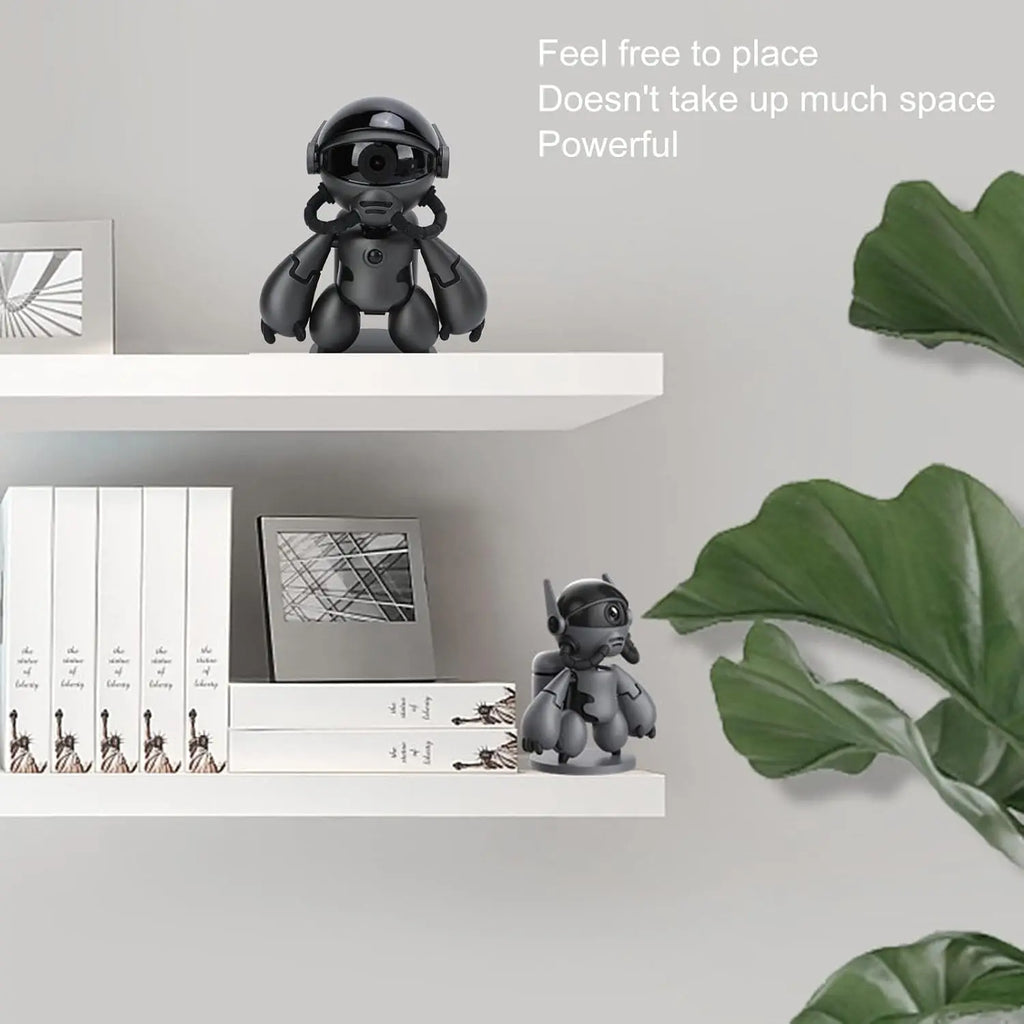 Home security robot camera