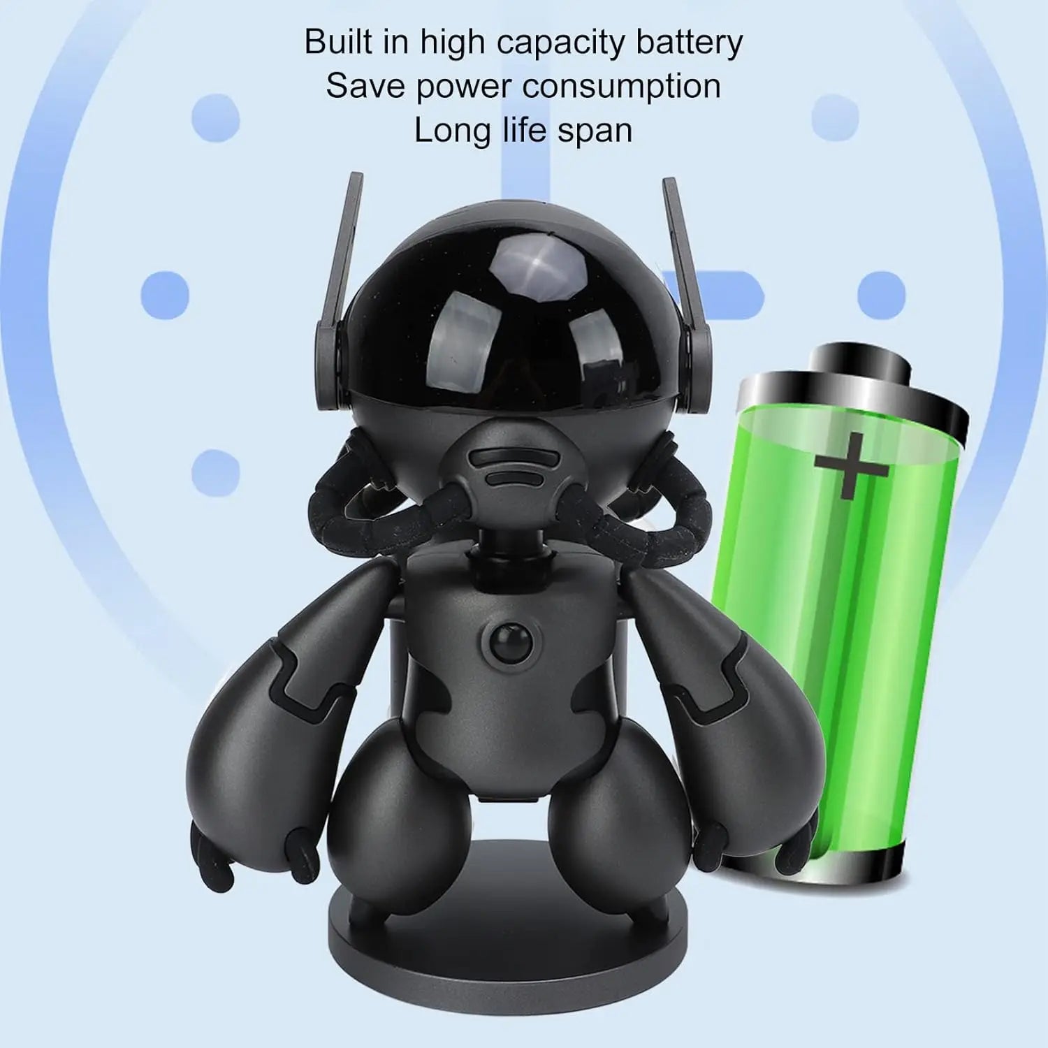 Home security robot camera