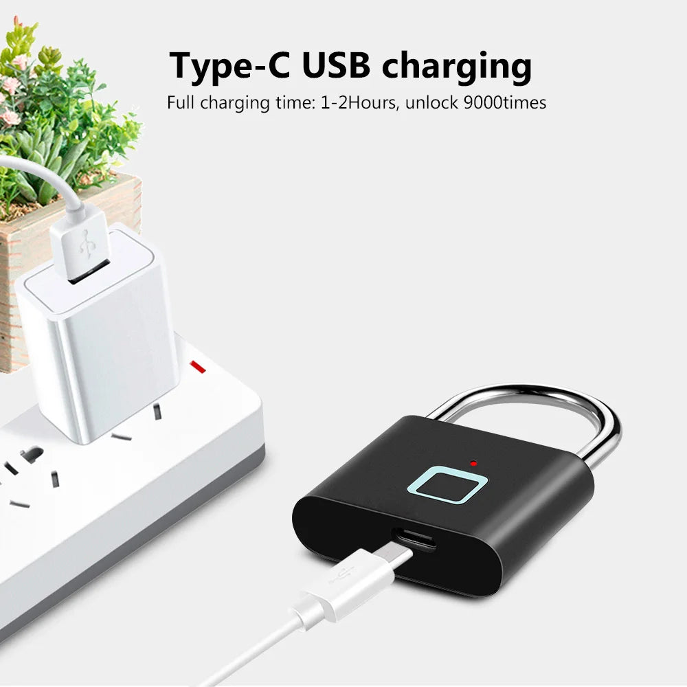 Keyless smart fingerprint lock