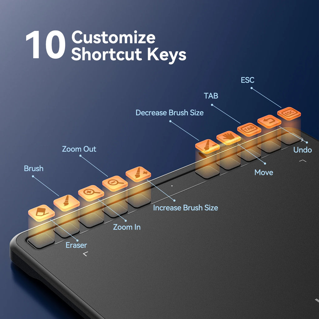 6" graphic tablet with digital pen
