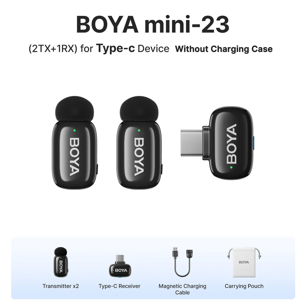 BOYA wireless lavalier lapel microphone