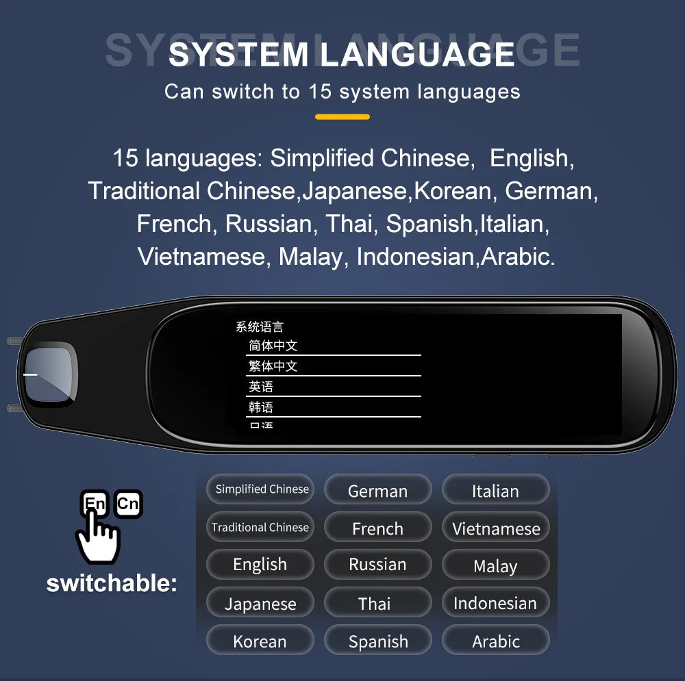MD21 voice translation pen