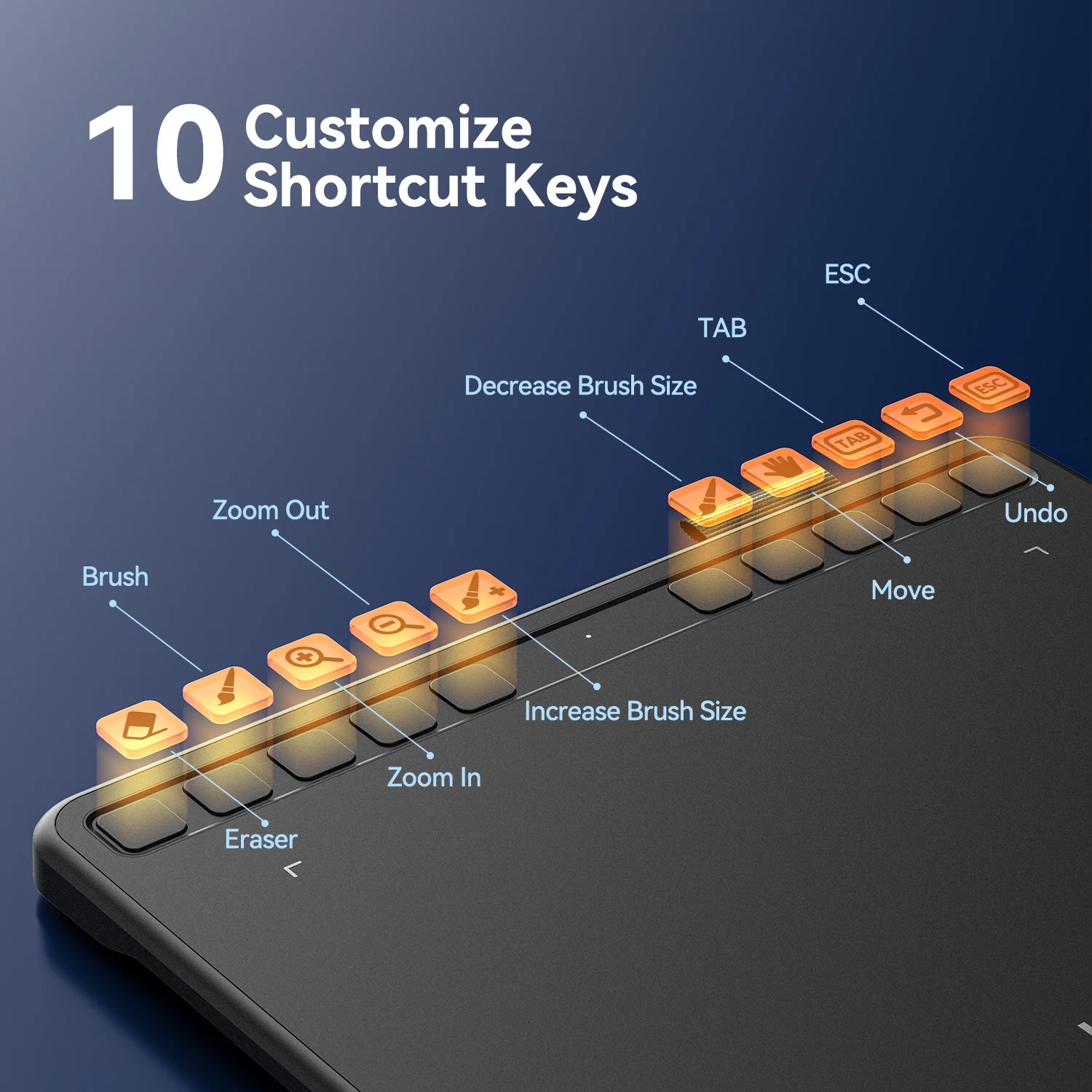 6" graphic tablet with digital pen