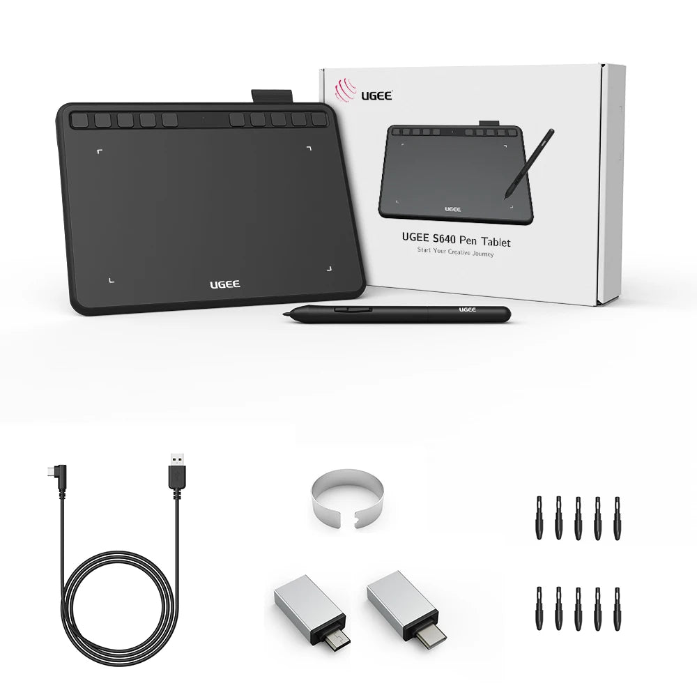 6" graphic tablet with digital pen