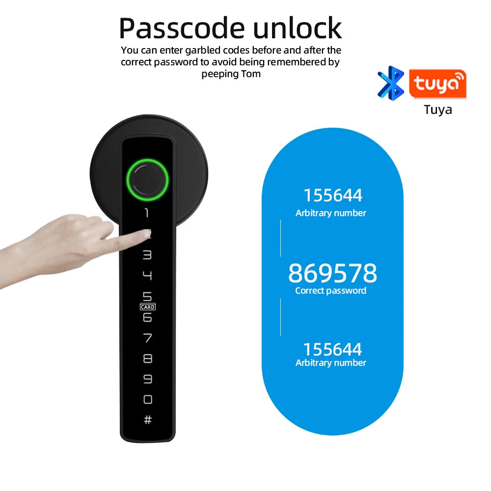 Smart fingerprint door lock