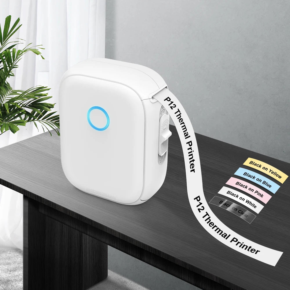 Portable P12 label  mini printer