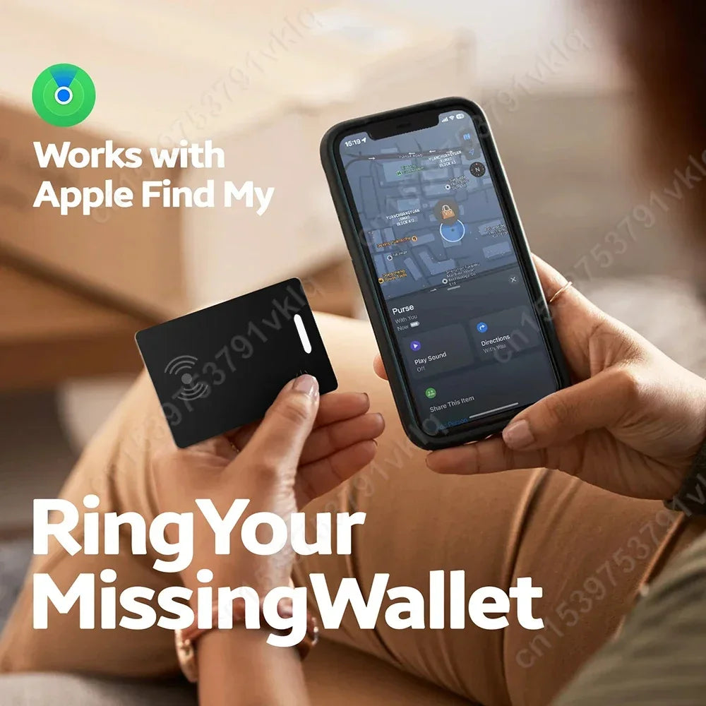 Location wallet tracker card