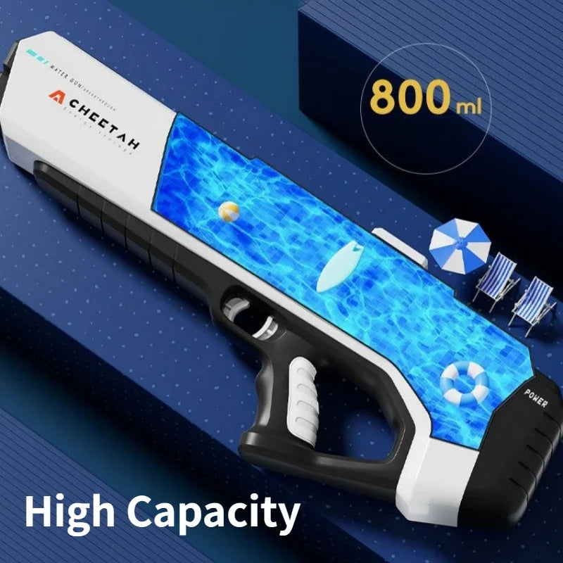 High pressure electric water gun